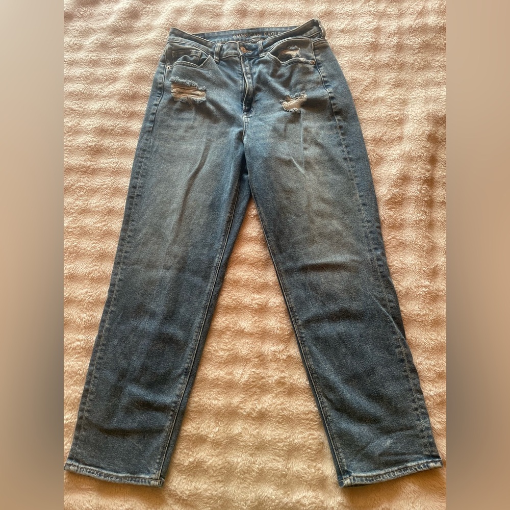 AE Distressed Blue Jeans